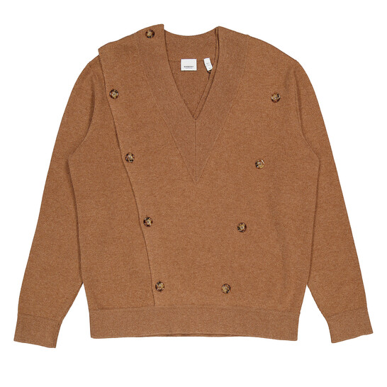 トップス Burberry Double breasted V neck Jumper M Burberry Men's Double-breasted V-neck Jumper, Size Medium 8045465