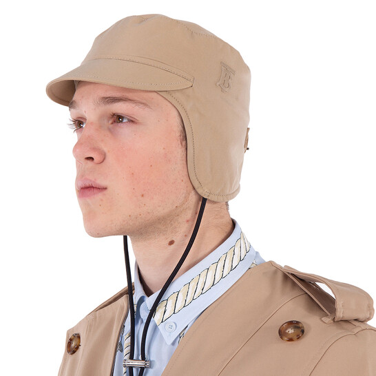 Burberry Clothes Mens Burberry Newsboy Hat BURBERRY Cap In Blue/ Brown