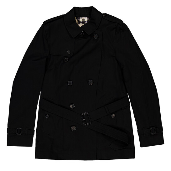 【送料&関税込】Burberry Short Trench Coat Short Kensington Heritage Trench Coat in Honey - Women