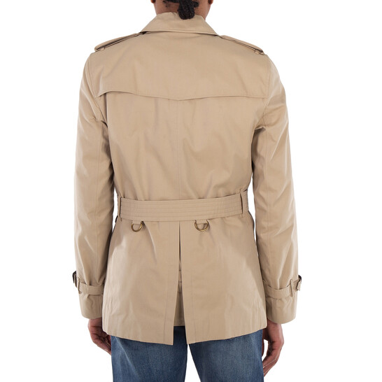 Burberry Men's Heritage Honey Kensinton Short Trench, Brand