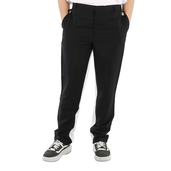 パンツ Burberry Wide-Leg Black Trousers Burberry high-waisted wide-leg Trousers | Black | FARFETCH