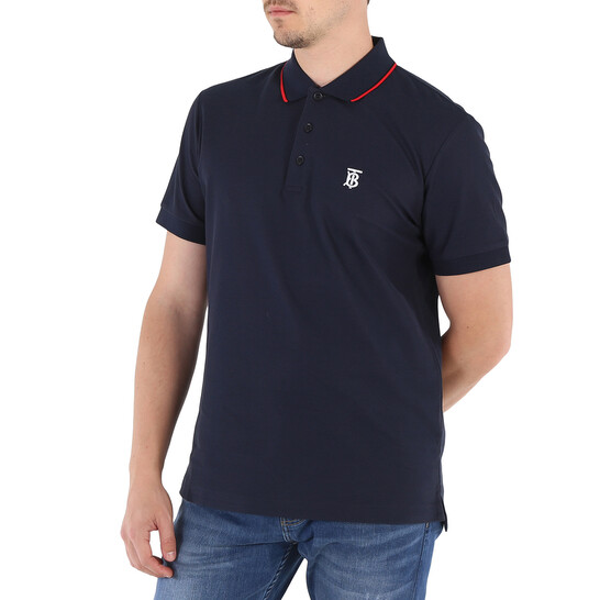 Blue Polo Burberry Men's Polo Shirts Burberry Men's Navy