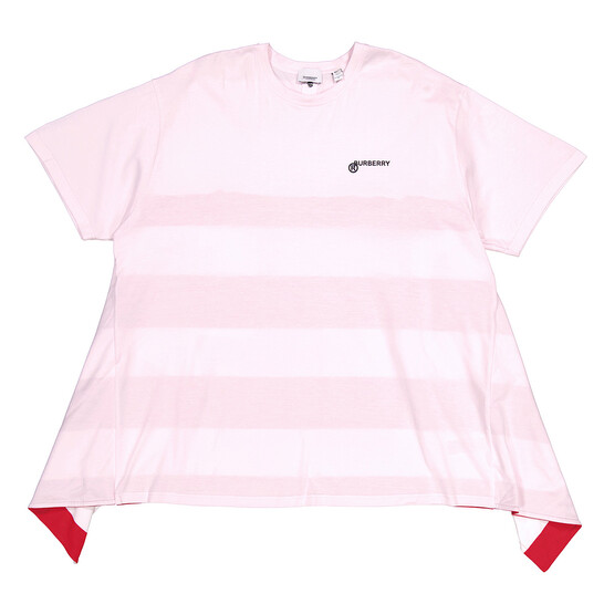 Tシャツ・カットソー BURBERRY Pink Cotton Oversize T-Shirt Burberry - Slogan Print Cotton Oversized T-shirt | HBX