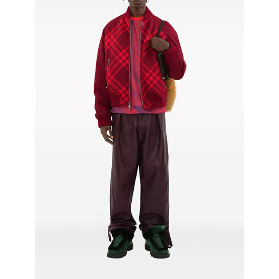 Burberry Men's Ripple Reversible Check-Print Bomber Jacket
