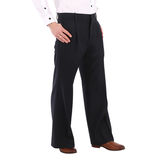パンツ BURBERRY GABARDINE DARTED TROUSERS Gabardine Trousers in Hamper beige - Men | Burberry® Official