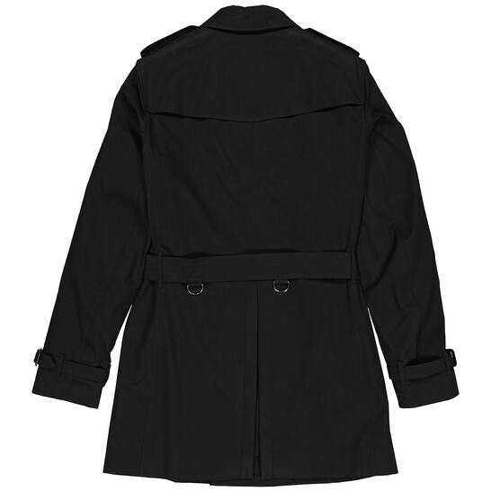 トレンチコート Burberry FW25 Black cotton trench coat (8079418 A1189) Long Waterloo Heritage Trench Coat in Black - Women