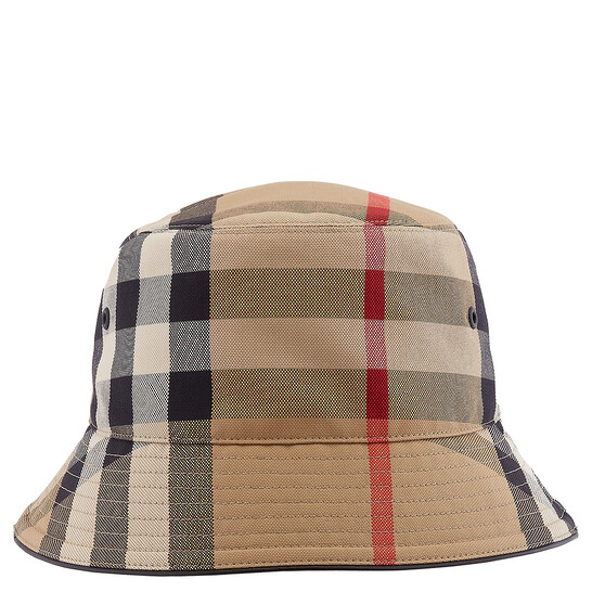 Burberry Men's Vintage Check Bucket Hat, Size Medium 8050065