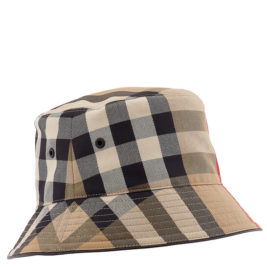 【関税＆送料込み】Burberry Check Motif Bucket Hat Burberry Check motif bucket hat with EKD embroidery | TheDoubleF