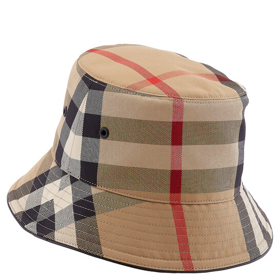 Burberry Men's Vintage Check Bucket Hat, Size Medium 8050065