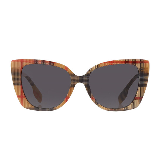 Burberry Meryl Dark Grey Cat Eye Ladies Sunglasses BE4393 377887