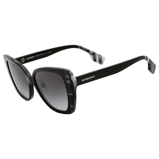 Burberry Meryl Grey Gradient Butterfly Ladies Sunglasses  display picture 3