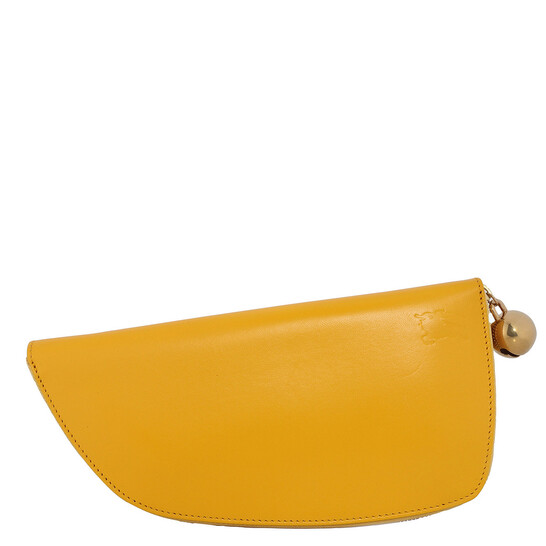 Burberry Mimosa Orange Leather Large Shield Wallet 8079620
