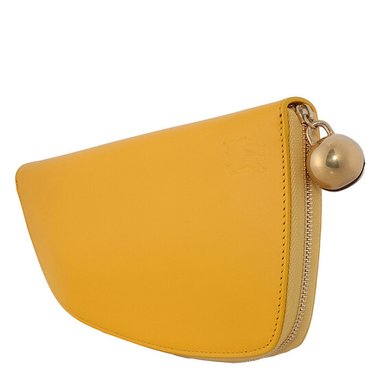 Burberry Mimosa Orange Leather Large Shield Wallet 8079620