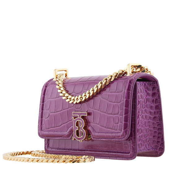 BURBERRY TB ショルダーバッグ【ランク：A】 Burberry TBロゴプレート ショルダーバッグ | ピンク | FARFETCH JP