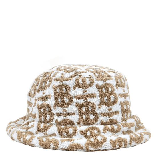 帽子   Small Monogram Bucket Hat Burberry Cotton Monogram Jacquard Bucket Hat, Size X-Small