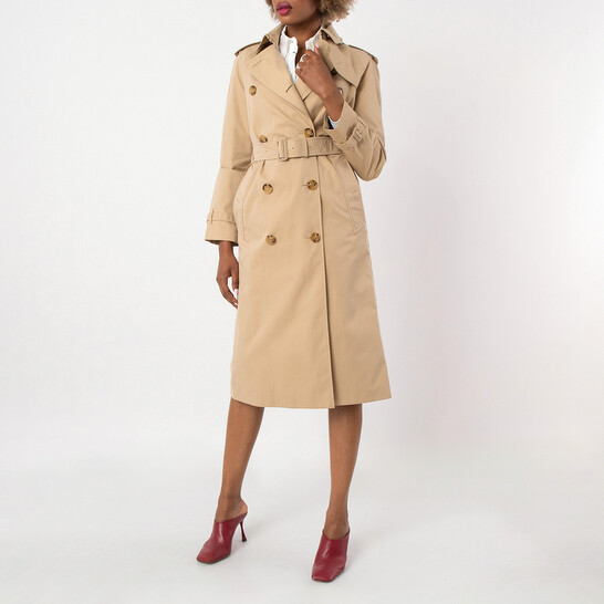 Burberry Monogram Motif Waterloo Trench Coat Burberry Monogram Motif Waterloo Trench Coat - 546x546 Image #3