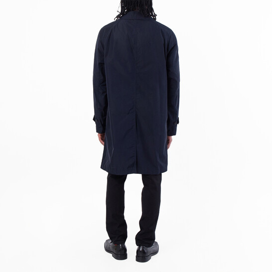 Burberry Navy Hampstead Trench Coat, Brand Size 52 ( US Size 42