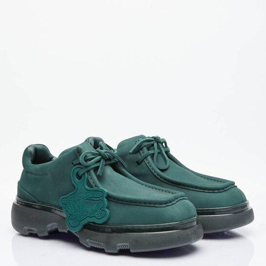 【送料込み】Burberry★80844901 Burberry - Box leather low-top sneakers White - The Corner