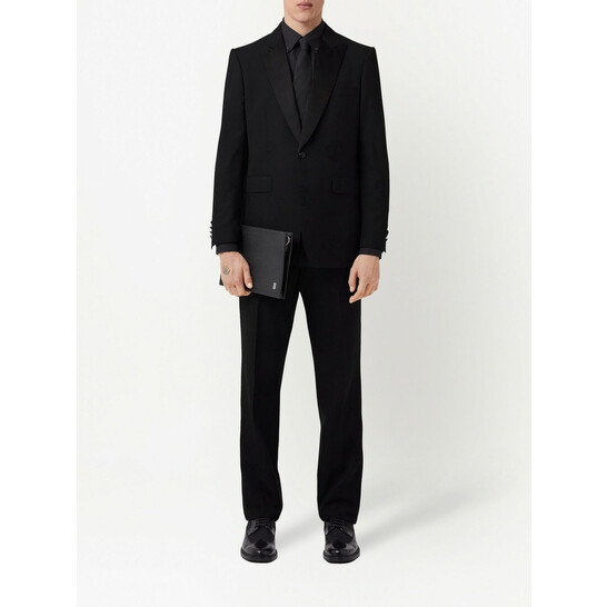 Burberry Oak Leaf Crest Jacquard Tuxedo Jacket, Brand Size