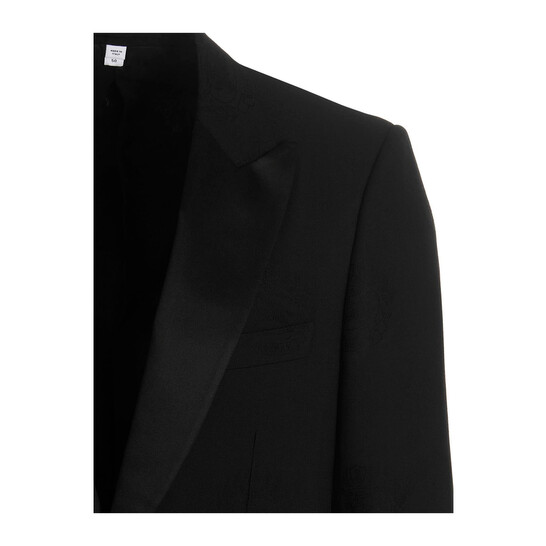 Burberry Oak Leaf Crest Jacquard Tuxedo Jacket, Brand Size