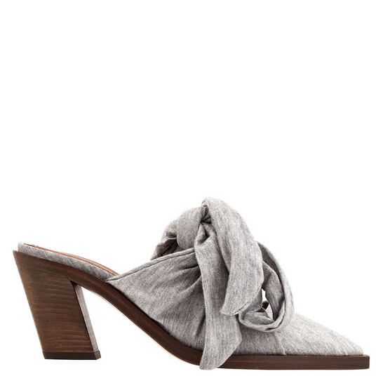 Burberry Pewter Melange Synthetic Tillington Ankle-wrap