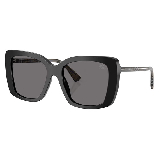 Burberry Polarized Sunglasses Burberry BE4216 3001/T3 57-16 Black Large  main image 4