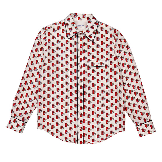 Tシャツ・カットソー BURBERRY Embroidered Poplin Shirt Burberry Embroidered Poplin Shirt (Burberry/シャツ