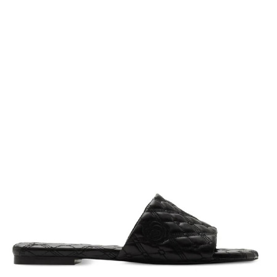 Burberry Quilted Leather Slides, Brand Size 38 ( US Size 8 Burberry Quilted Leather Slides, Brand Size 38 ( US Size 8