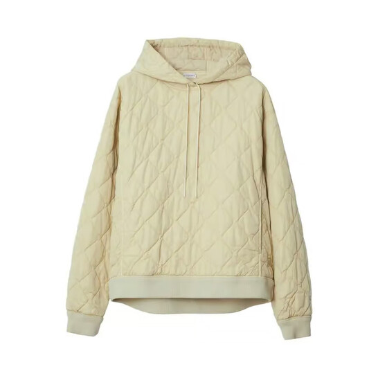 Burberry Quilted Nylon Hoodie, Size X-Large 8081076