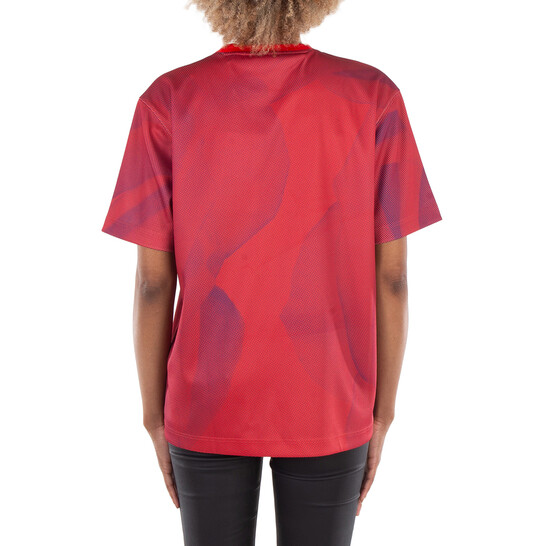 Tシャツ・カットソー Burberry Flock Sgl Rose T-Shirt In Cotton Burberry Flocked Rose Logo T-Shirt | Saks Fifth Avenue
