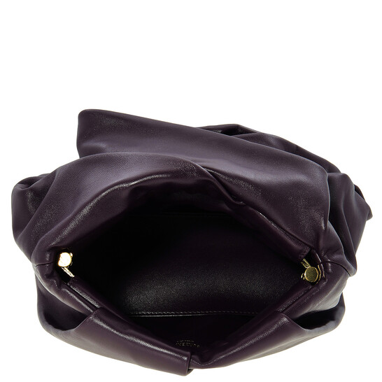 Burberry ローズレザークラッチ Burberry Rose Leather Clutch In Prune 8076376 5045704459308