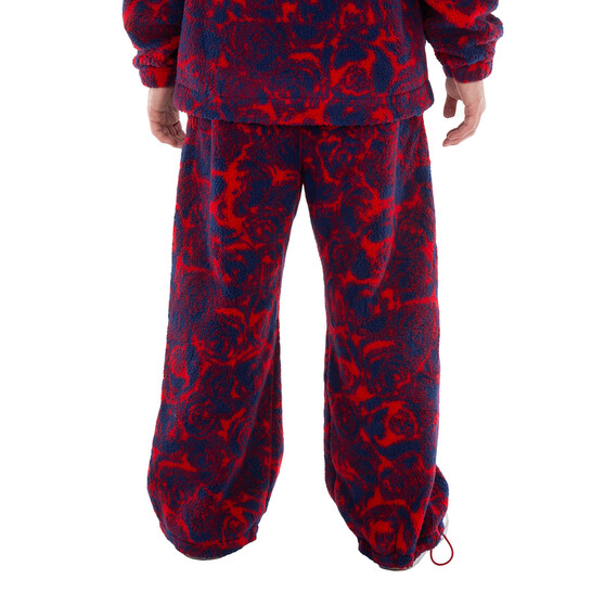 Burberry Rose Print Fleece Trousers, Size X-Small 8077401