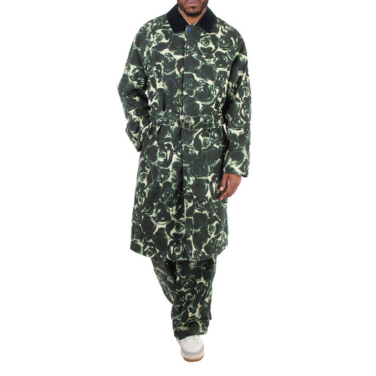 Burberry Rose Waxed Cotton Coat, Size X-Large 8081896 - Clothing