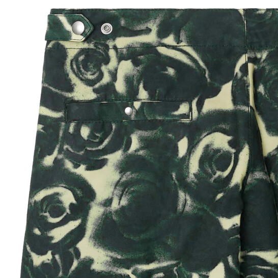 Burberry Rose Waxed Cotton Trousers, Size Large 8081933 - Clothing