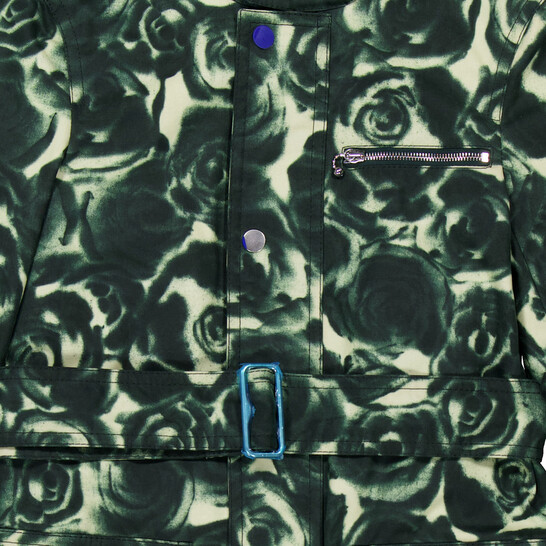 Burberry Rose Waxed Long Sleeve Cotton Jacket - 546x546 Image #2