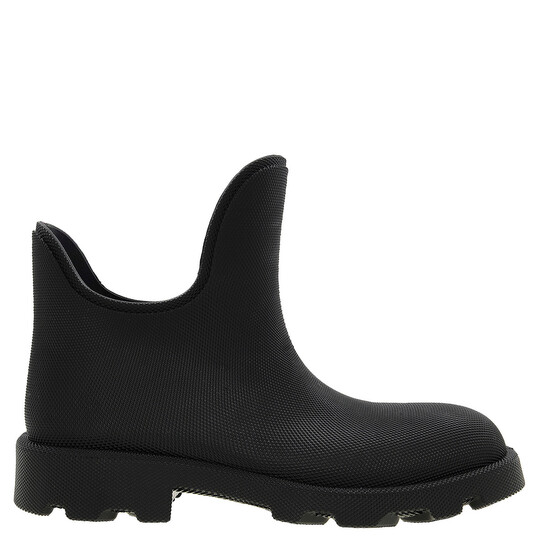 ショートブーツ・ブーティ Burberry 'Marsh' ankle boots Rubber Marsh Stamp Low Boots​ in Black - Women | Burberry