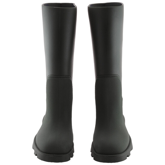 Burberry Rubber Marsh Calf-Length Rain Boots, Brand Size 38 (US