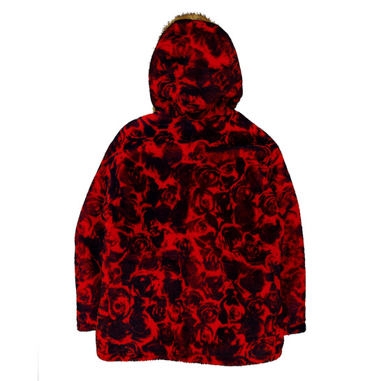 Burberry medium ジャケット Burberry Shearling Jacket With Floral Print - Jackets