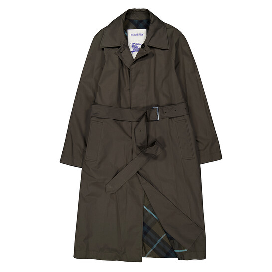 Burberry Short Reversible Bradford Car Coat, Brand Size 54 ( US