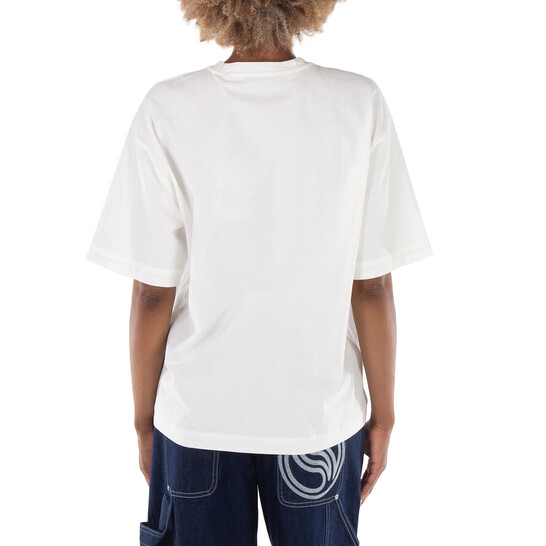 Tシャツ・カットソー *Burberry* Check Sleeve Cotton Short Sleeve T-Shirt White 80 Burberry Oversized Vintage Check T-Shirt | Neiman Marcus