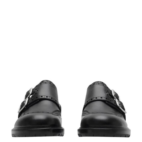 ◆BURBERRY カフス　No.1943 Burberry Signature B Buckle Monk Shoes, Brand Size 40 ( US