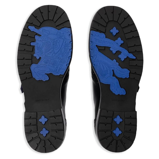 Burberry Signature B Buckle Monk Shoes, Brand Size 40 ( US