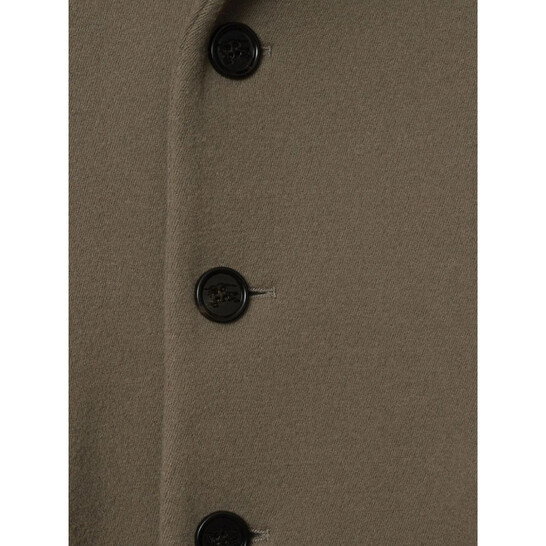Burberry Single Breasted Wool Coat, Brand Size 44 (US Size