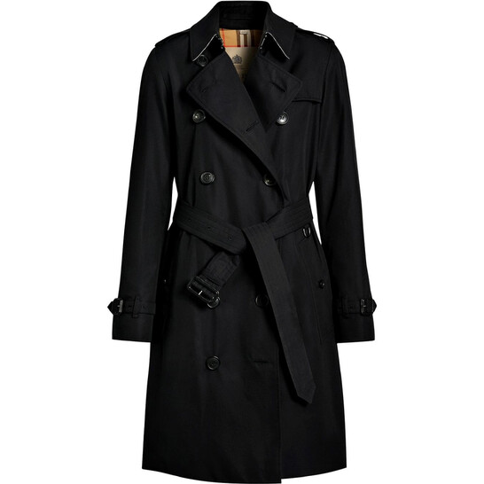Burberry Slim Fit Long Heritage Chelsea Trench Coat, Brand Size