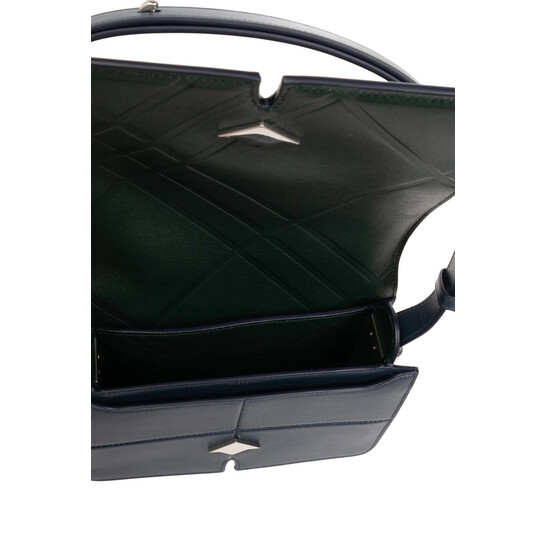 【関税&送料込】Burberry Black Leather Snip Shoulder Bag BURBERRY - Snip bag | Leam Roma - Luxury Shopping Online