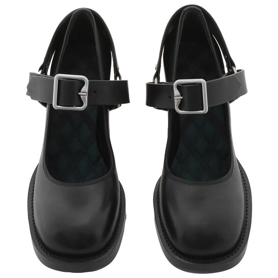 【送料込み】Burberry★81044291 Burberry Cobble Fringe Detailing Leather Loafers, Brand Size