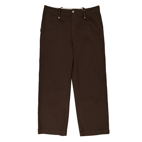 Burberry Straight-Leg Loose-Fit Trousers, Size X-Large