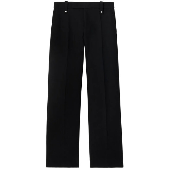 BURBERRY ブラックパンツ 80cm Burberry Straight Leg Wool Trousers, Brand Size 50 (Waist