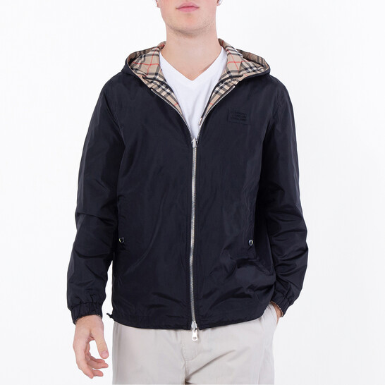 Burberry Stretton Reversible Check Jacket, Size X-Large 8027097