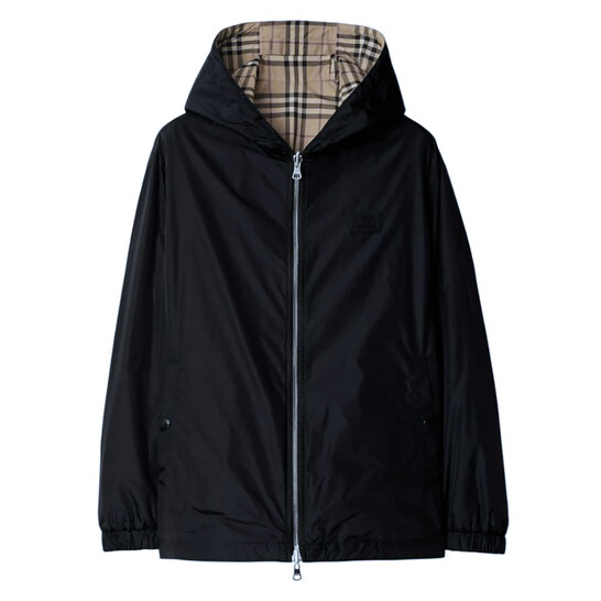 Burberry Stretton Reversible Check Jacket, Size X-Large 8027097